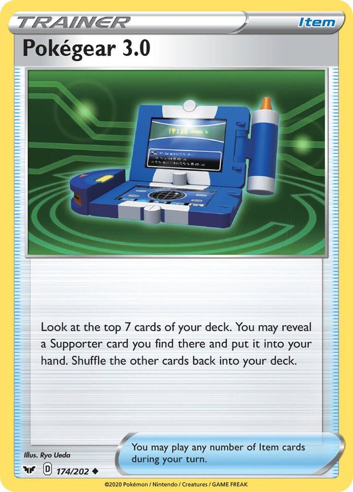 Pokegear 30 174/202 (SWSH01: Sword & Shield Base Set)  | Good Games Adelaide SA