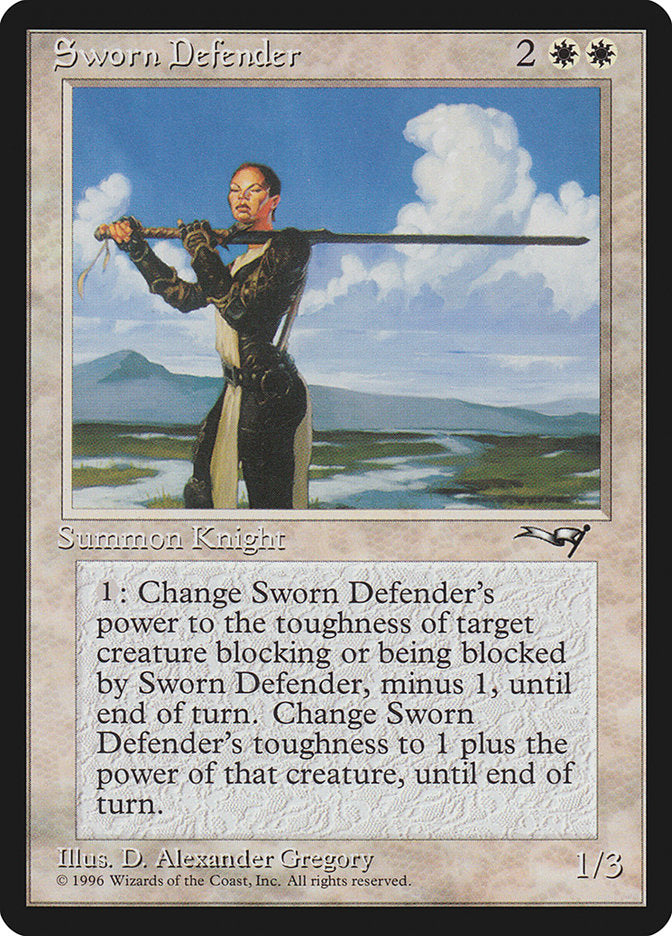 Sworn Defender  (Alliances)  | Good Games Adelaide SA