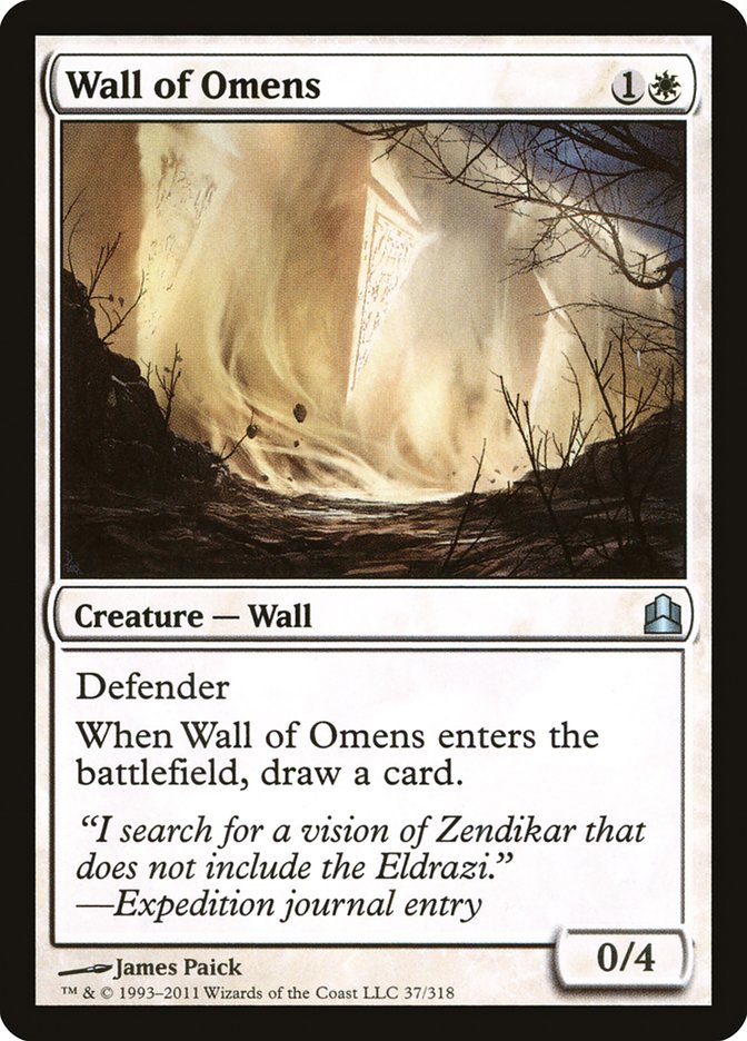 Wall of Omens [Commander 2011] | Good Games Adelaide SA