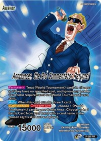Announcer // Announcer, the Pro Commentator Returns! (P-269) [Promotion Cards] | Good Games Adelaide SA