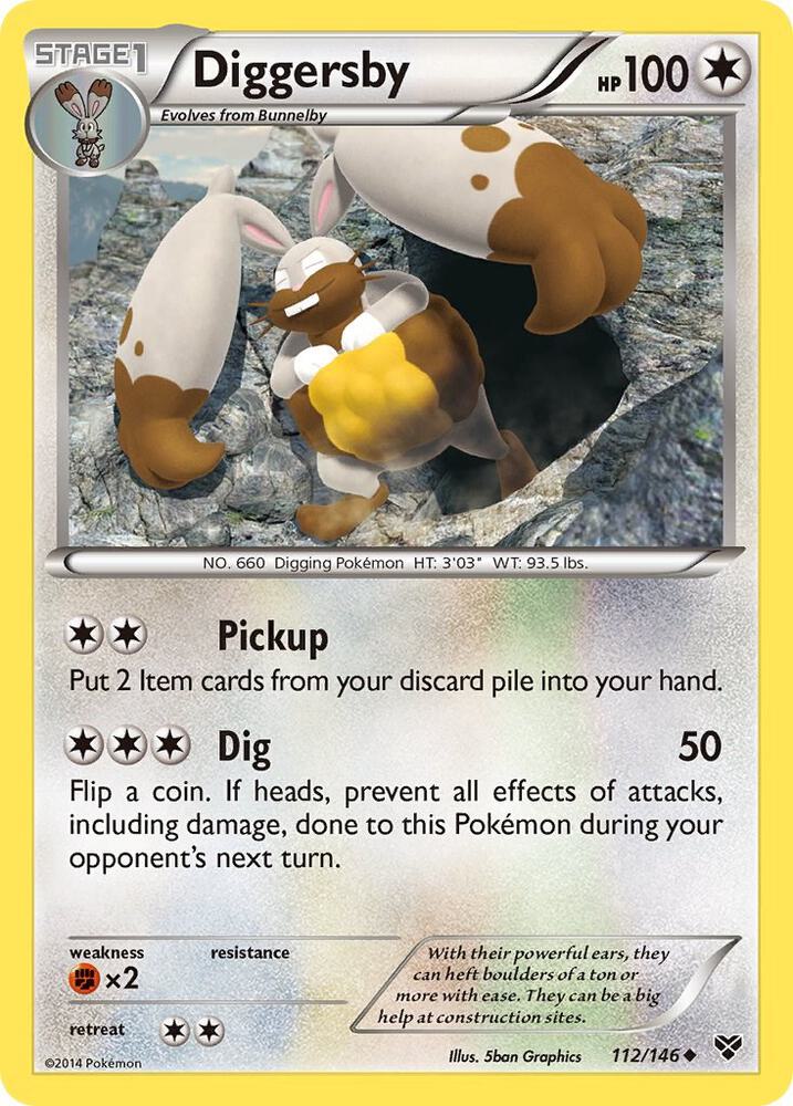 Diggersby 112/146 (XY Base Set)  | Good Games Adelaide SA