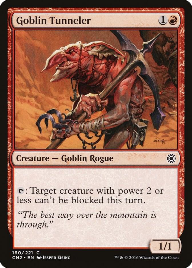 Goblin Tunneler 160 (Conspiracy: Take the Crown)  - Foil | Good Games Adelaide SA