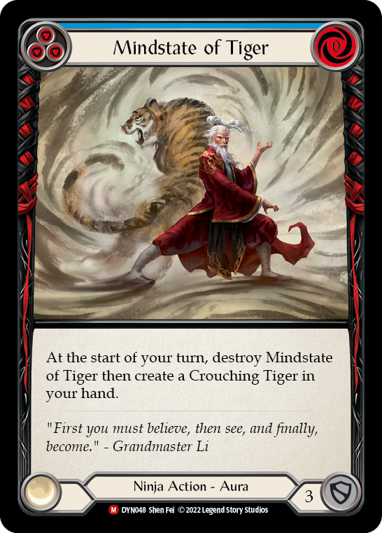 Mindstate of Tiger [DYN048] (Dynasty)  Rainbow Foil | Good Games Adelaide SA