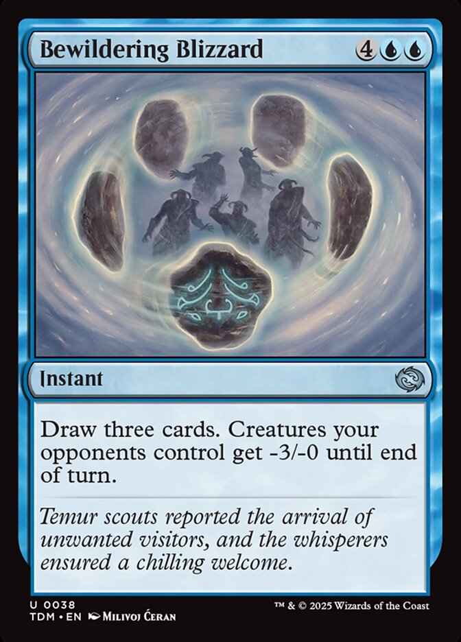 Bewildering Blizzard 38 (Tarkir: Dragonstorm)  - Foil | Good Games Adelaide SA