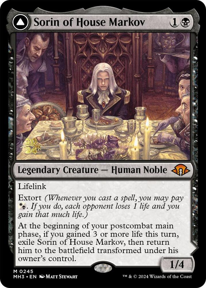 Sorin of House Markov 245 (Prerelease Cards)  - Foil | Good Games Adelaide SA
