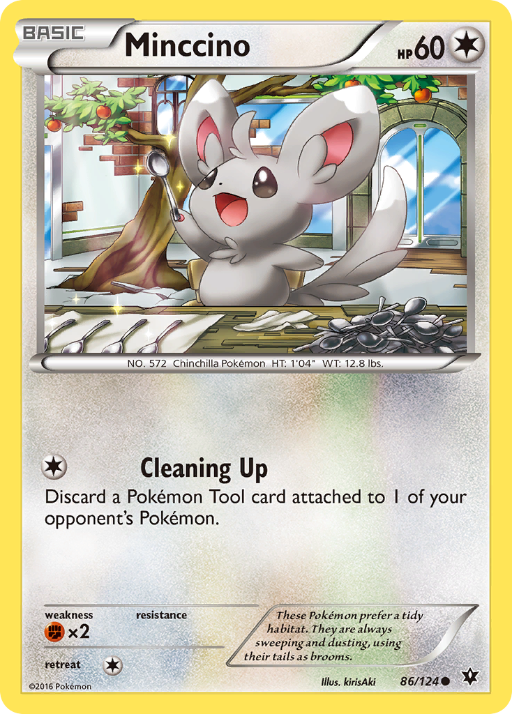 Minccino (86/124) [XY: Fates Collide] | Good Games Adelaide SA
