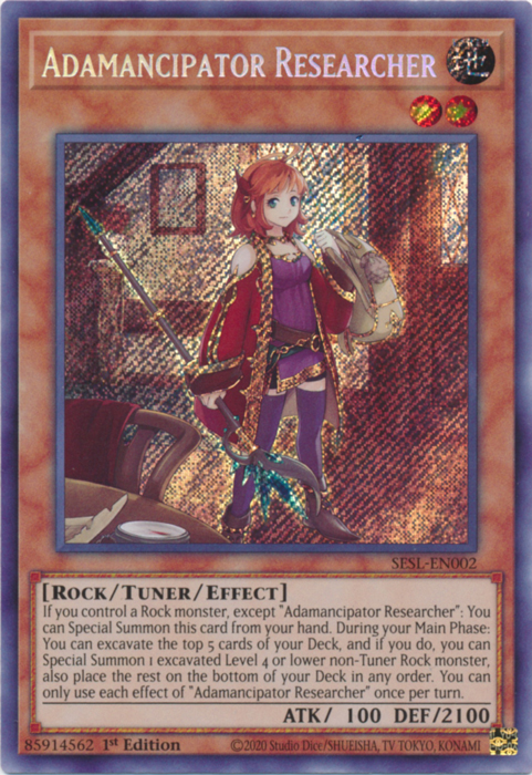 Adamancipator Researcher [SESL-EN002] Secret Rare | Good Games Adelaide SA