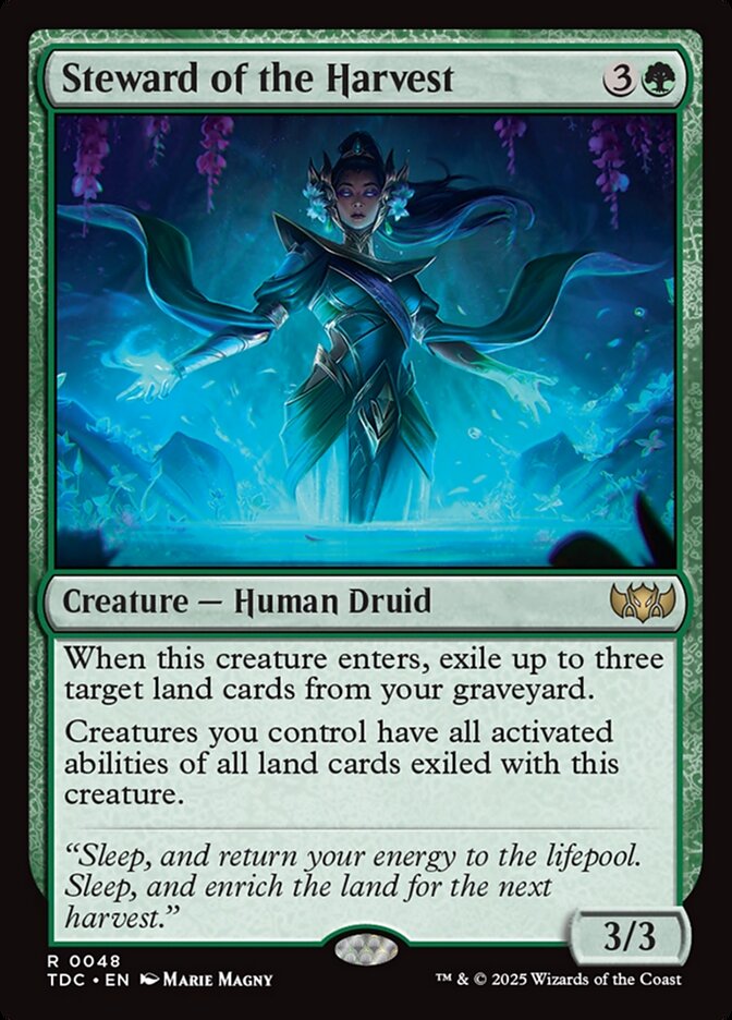 Steward of the Harvest 48 (Commander: Tarkir: Dragonstorm)  | Good Games Adelaide SA