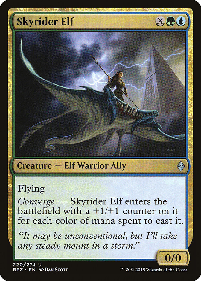 Skyrider Elf [Battle for Zendikar] | Good Games Adelaide SA