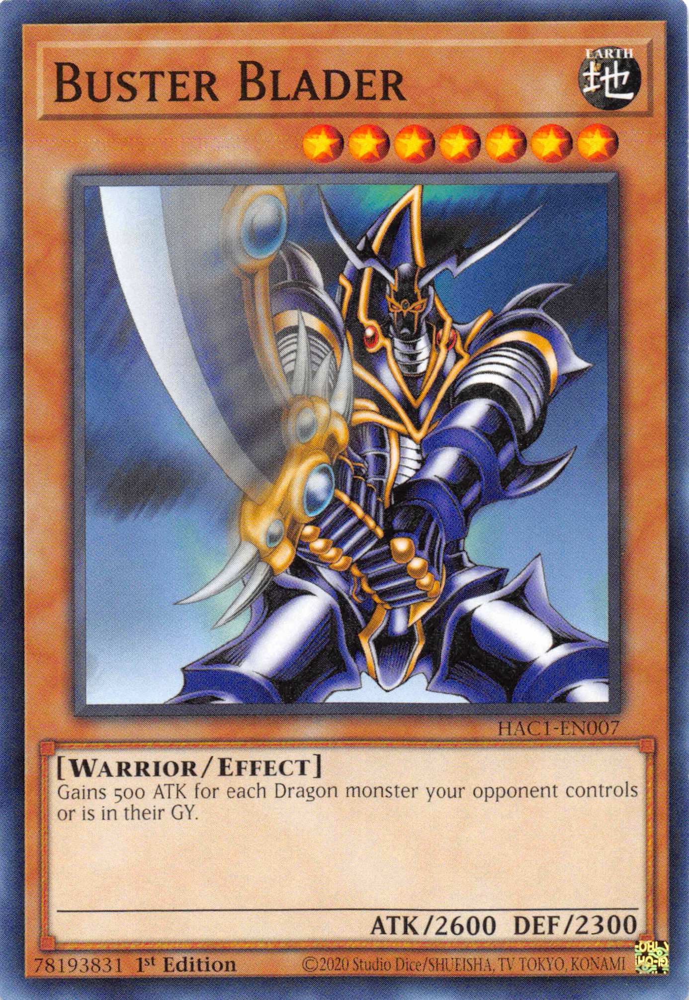 Buster Blader [HAC1-EN007] Common | Good Games Adelaide SA