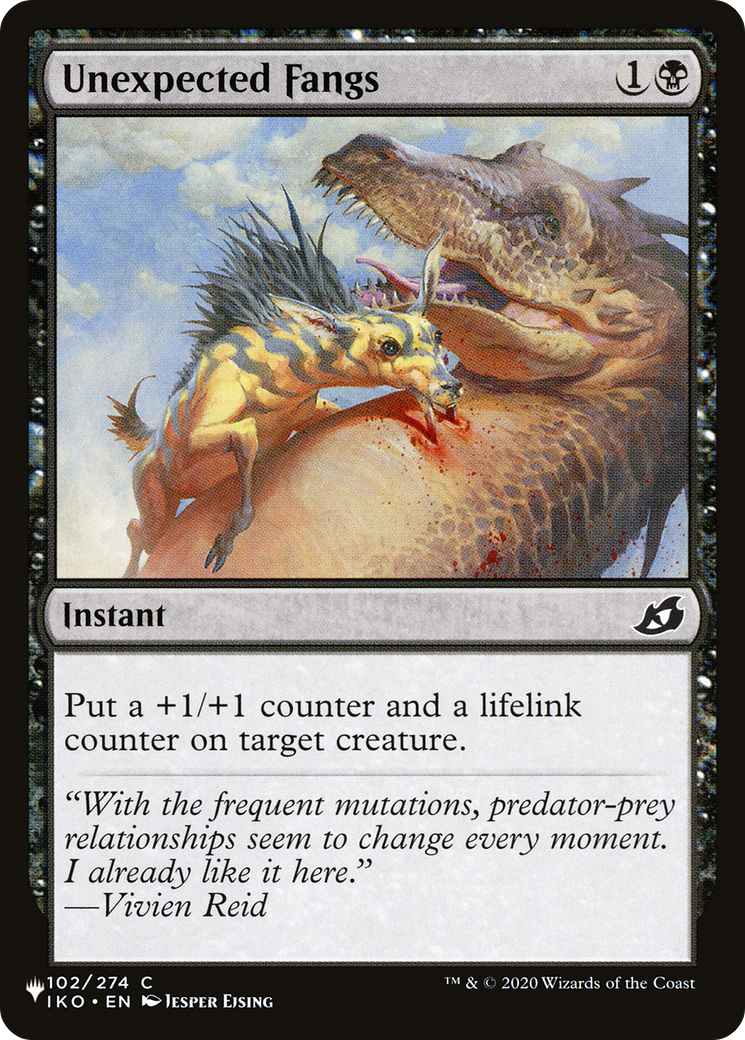 Unexpected Fangs [The List Reprints] | Good Games Adelaide SA