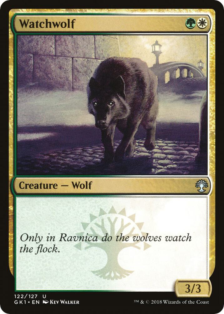 Watchwolf 122 (Guilds of Ravnica: Guild Kits)  | Good Games Adelaide SA