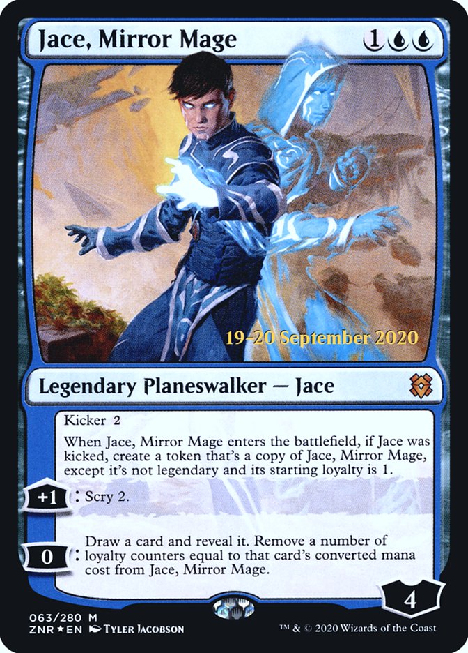 Jace, Mirror Mage  [Zendikar Rising Prerelease Promos] | Good Games Adelaide SA