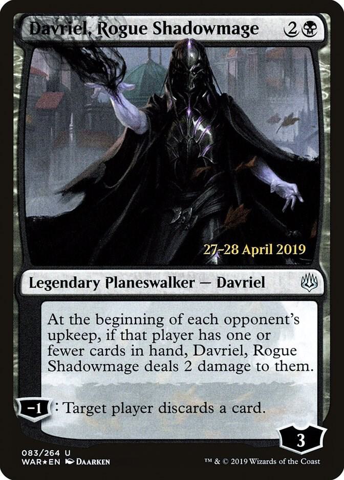 Davriel Rogue Shadowmage 83 (Prerelease Cards)  - Foil | Good Games Adelaide SA