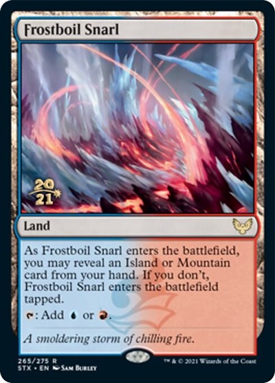 Frostboil Snarl [Strixhaven: School of Mages Prerelease Promos] | Good Games Adelaide SA