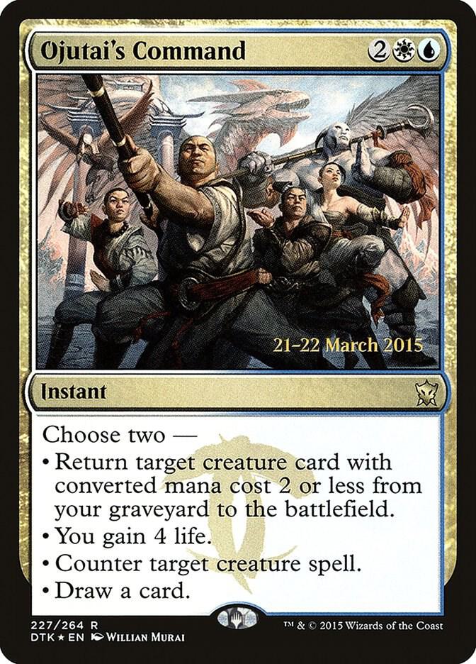 Ojutais Command 227 (Prerelease Cards)  - Foil | Good Games Adelaide SA