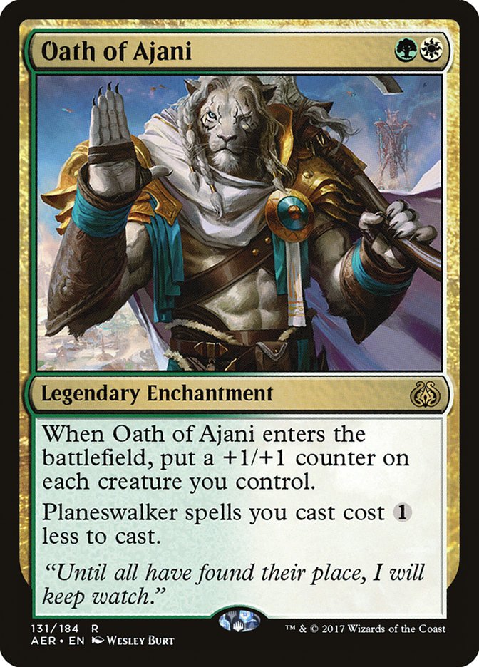 Oath of Ajani 131 (Aether Revolt)  - Foil | Good Games Adelaide SA
