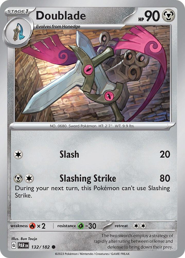 Doublade 132 182 132/182 (SV04: Paradox Rift)  - Reverse Holofoil | Good Games Adelaide SA