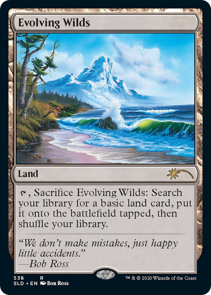 Evolving Wilds Bob Ross 538 (Secret Lair Drop Series)  - Foil | Good Games Adelaide SA