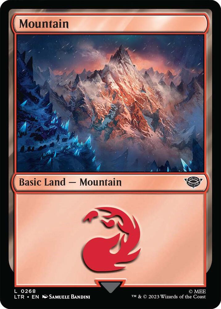 Mountain 268 (Universes Beyond: The Lord of the Rings: Tales of Middle-earth)  - Foil | Good Games Adelaide SA