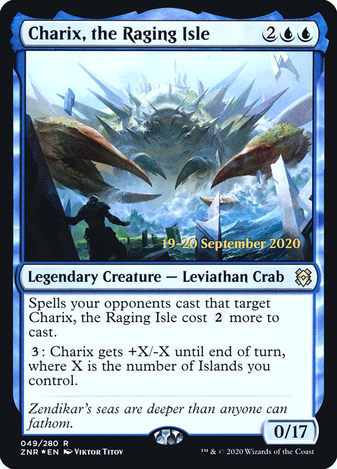 Charix, the Raging Isle  [Zendikar Rising Prerelease Promos] | Good Games Adelaide SA