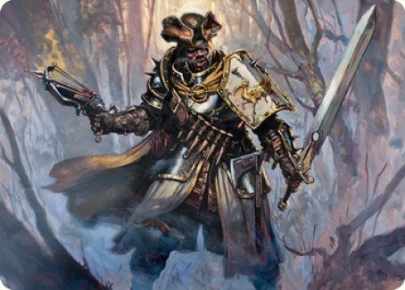 Brutal Cathar Art Card [Innistrad: Midnight Hunt Art Series] | Good Games Adelaide SA