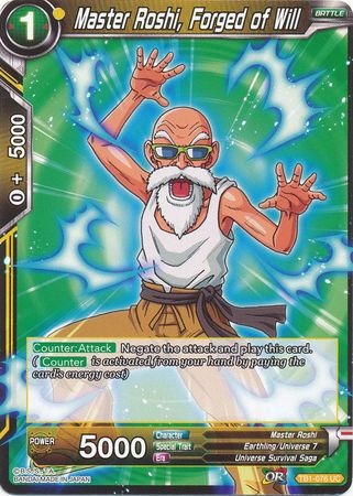 Master Roshi, Forged of Will [TB1-076] | Good Games Adelaide SA