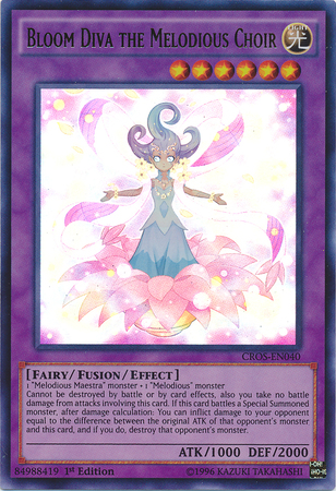 Bloom Diva the Melodious Choir [CROS-EN040] Ultra Rare | Good Games Adelaide SA