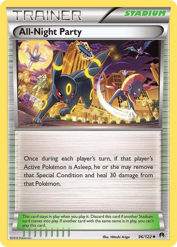 All Night Party 96/122 (XY - BREAKpoint)  | Good Games Adelaide SA