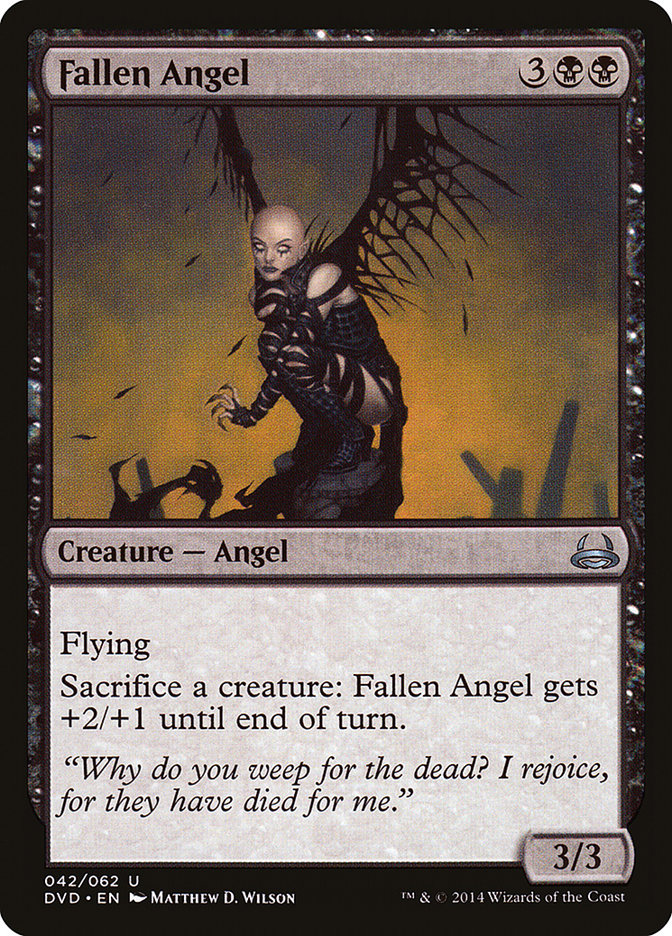 Fallen Angel (Divine vs. Demonic) [Duel Decks Anthology] | Good Games Adelaide SA