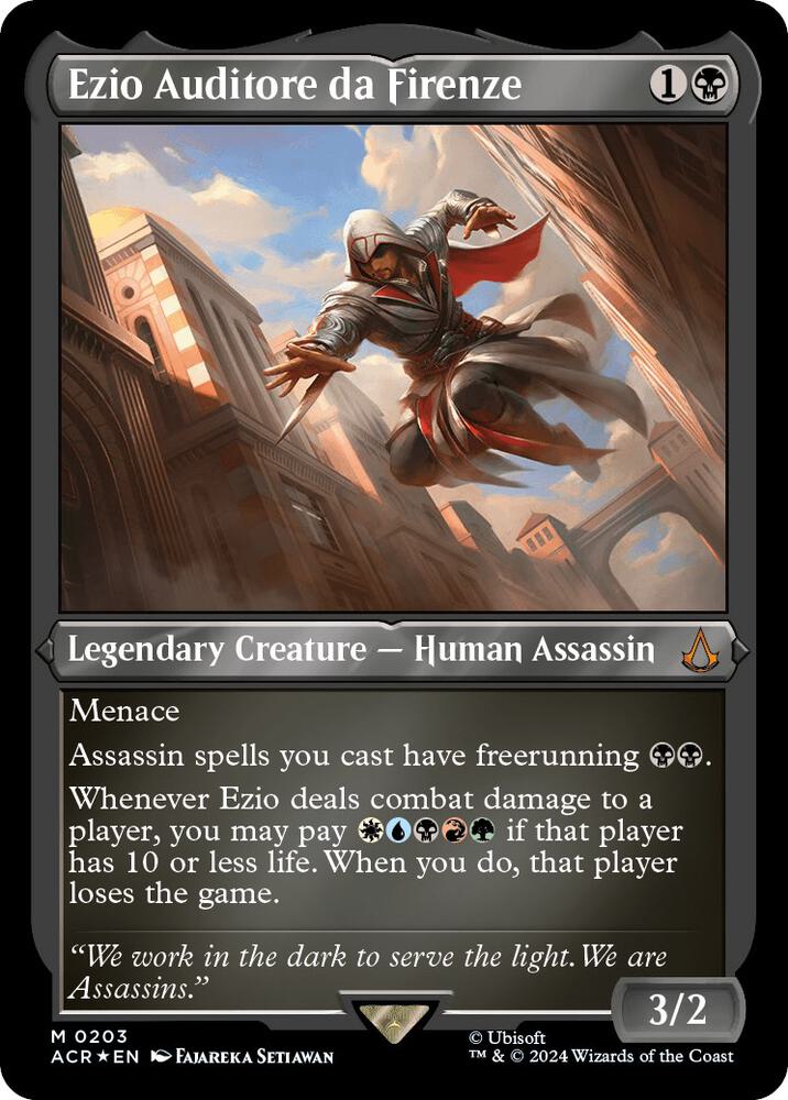 Ezio Auditore da Firenze 203 (Universes Beyond: Assassin's Creed)  - Foil | Good Games Adelaide SA