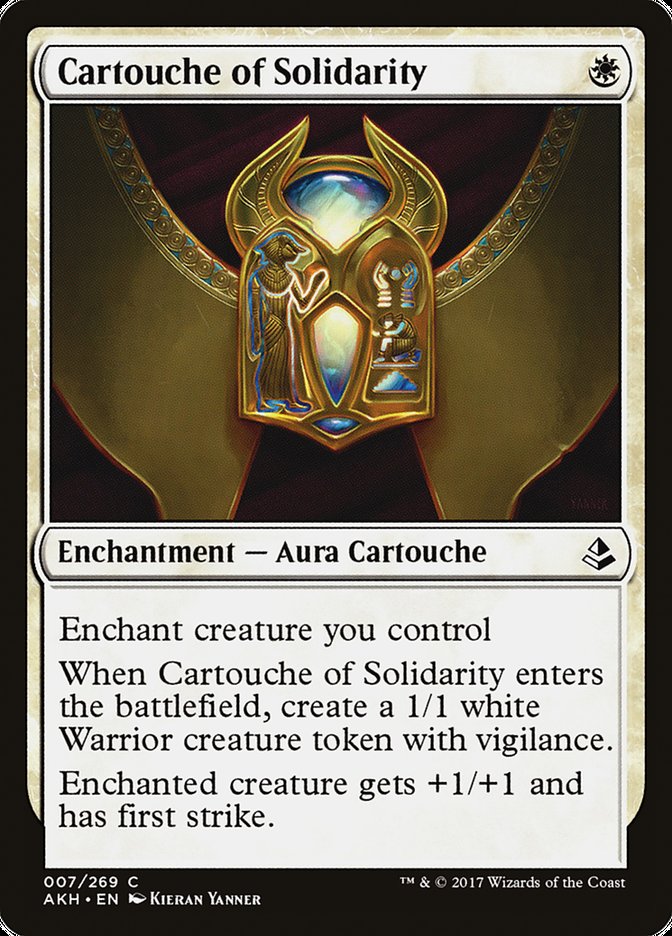 Cartouche of Solidarity 7 (Amonkhet)  | Good Games Adelaide SA