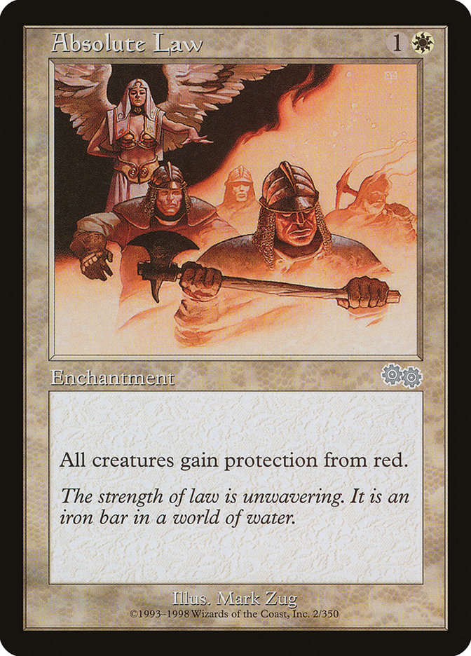 Absolute Law 2 (Urza's Saga)  | Good Games Adelaide SA