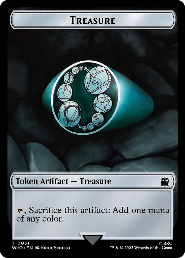 Alien // Treasure (0031) Double-Sided Token [Doctor Who Tokens] | Good Games Adelaide SA