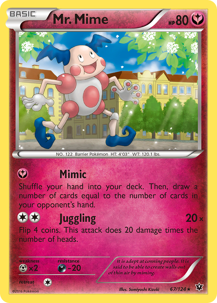 Mr. Mime (67/124) [XY: Fates Collide] | Good Games Adelaide SA