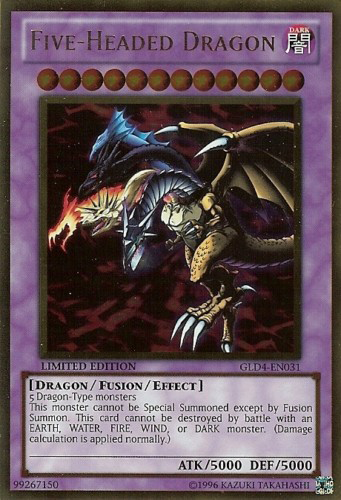 Five-Headed Dragon [GLD4-EN031] Gold Rare | Good Games Adelaide SA