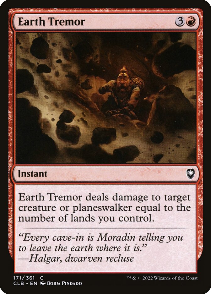 Earth Tremor 171 (Commander Legends: Battle for Baldur's Gate)  | Good Games Adelaide SA