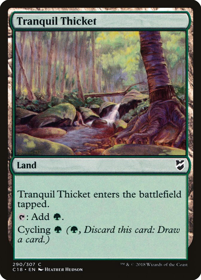 Tranquil Thicket [Commander 2018] | Good Games Adelaide SA