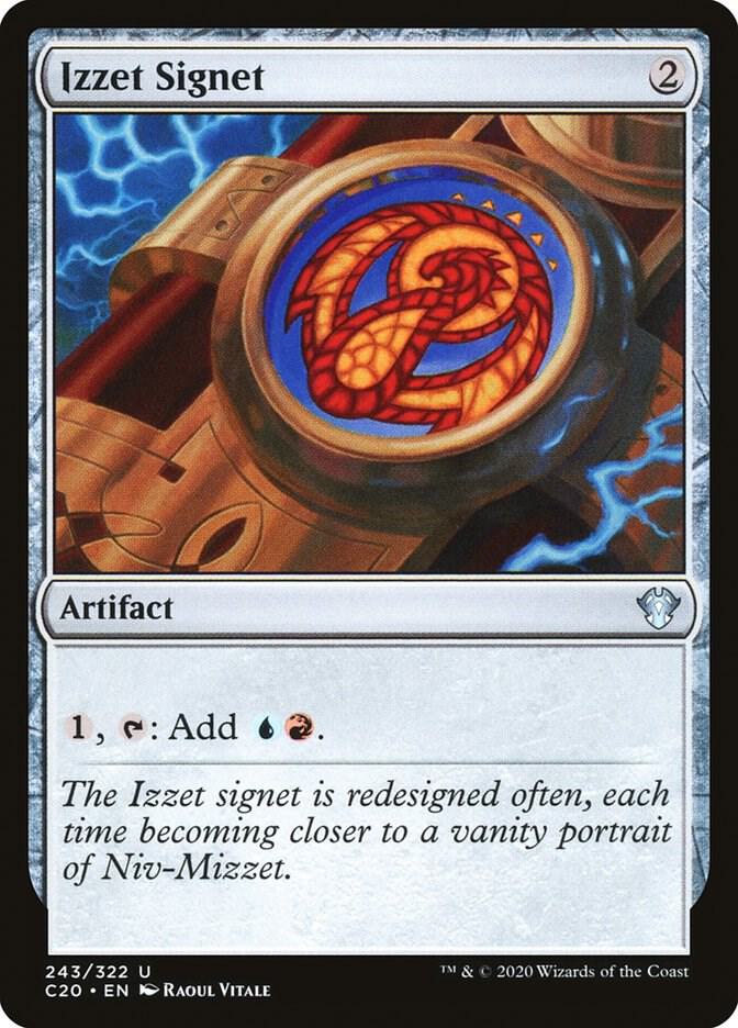 Izzet Signet 243 (Commander 2020)  | Good Games Adelaide SA