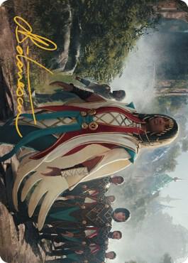 Queen Kayla bin Kroog Art Card Gold Stamped Signature 39 (Art Series: The Brothers' War)  | Good Games Adelaide SA