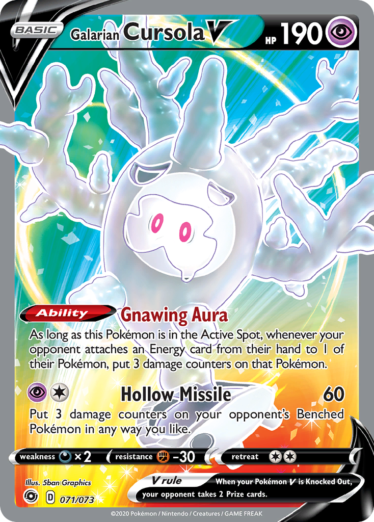 Galarian Cursola V (071/073) [Sword & Shield: Champion's Path] | Good Games Adelaide SA
