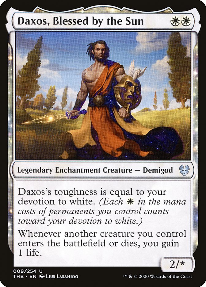 Daxos, Blessed by the Sun 9 (Theros Beyond Death)  - Foil | Good Games Adelaide SA