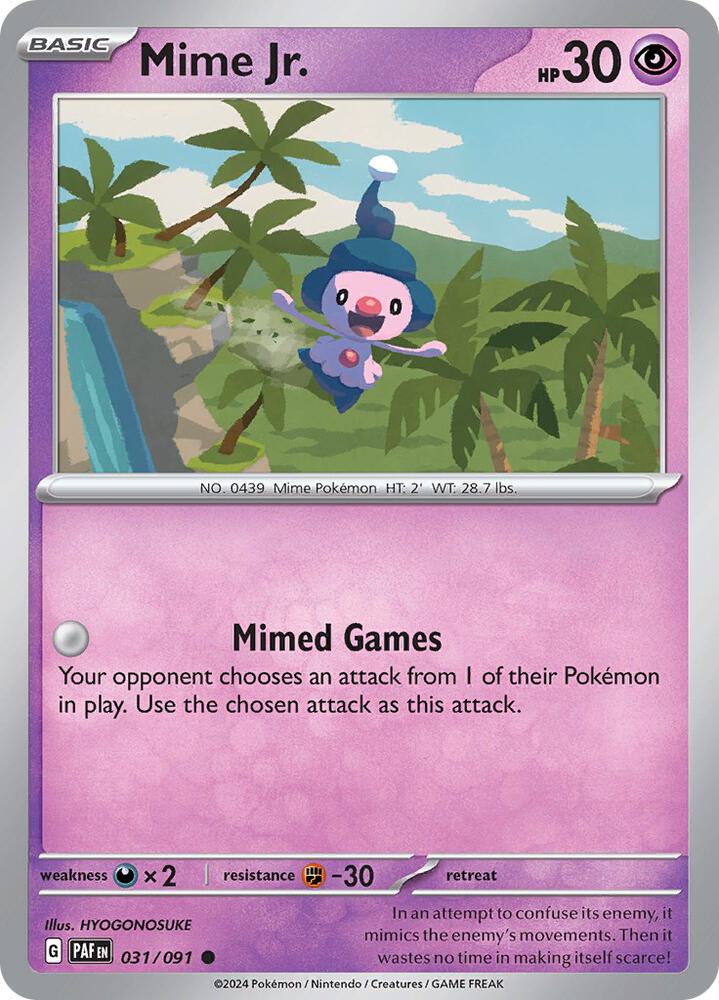 Mime Jr 031/091 (SV: Paldean Fates)  | Good Games Adelaide SA