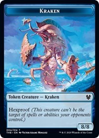 Kraken // Satyr Double-sided Token [Theros Beyond Death Tokens] | Good Games Adelaide SA