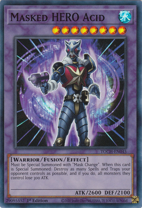 Masked Hero Acid [TOCH-EN045] Super Rare | Good Games Adelaide SA