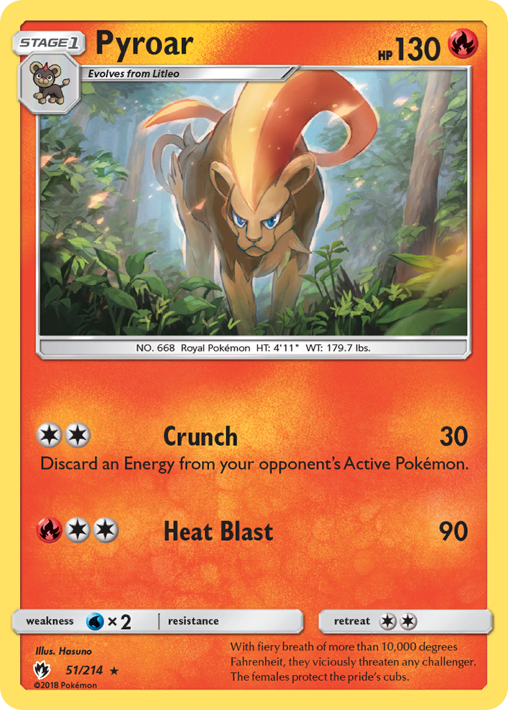 Pyroar (51/214) [Sun & Moon: Lost Thunder] | Good Games Adelaide SA