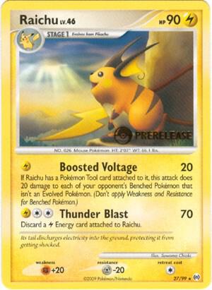 Raichu Prerelease 27/99 (Nintendo Promos)  | Good Games Adelaide SA