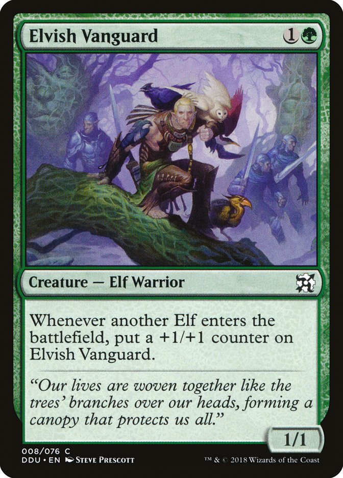 Elvish Vanguard [Duel Decks: Elves vs. Inventors] | Good Games Adelaide SA