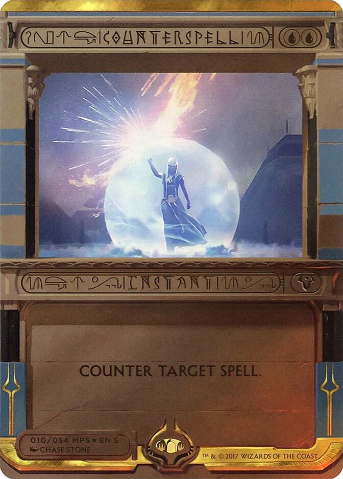 Counterspell 10 (Masterpiece Series: Amonkhet Invocations)  - Foil | Good Games Adelaide SA