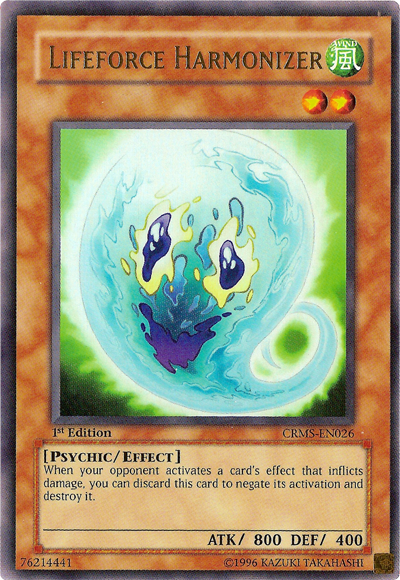 Lifeforce Harmonizer [CRMS-EN026] Ultra Rare | Good Games Adelaide SA